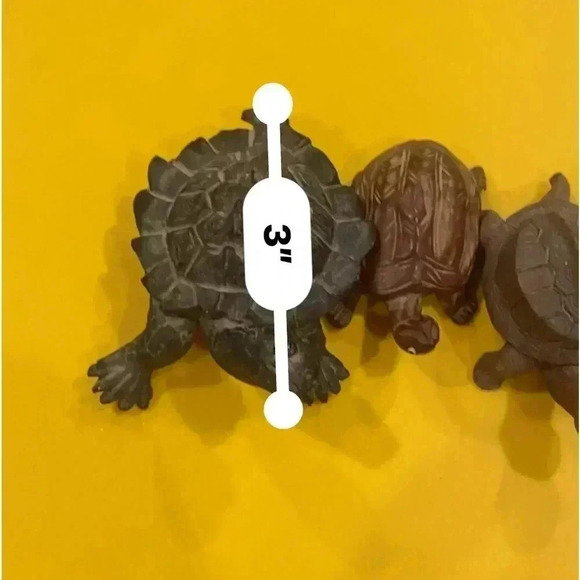 Five Miniature Turtles Collection Some Wooden Some Stone All Very Cute 🐢🐢 - Picture 16 of 16